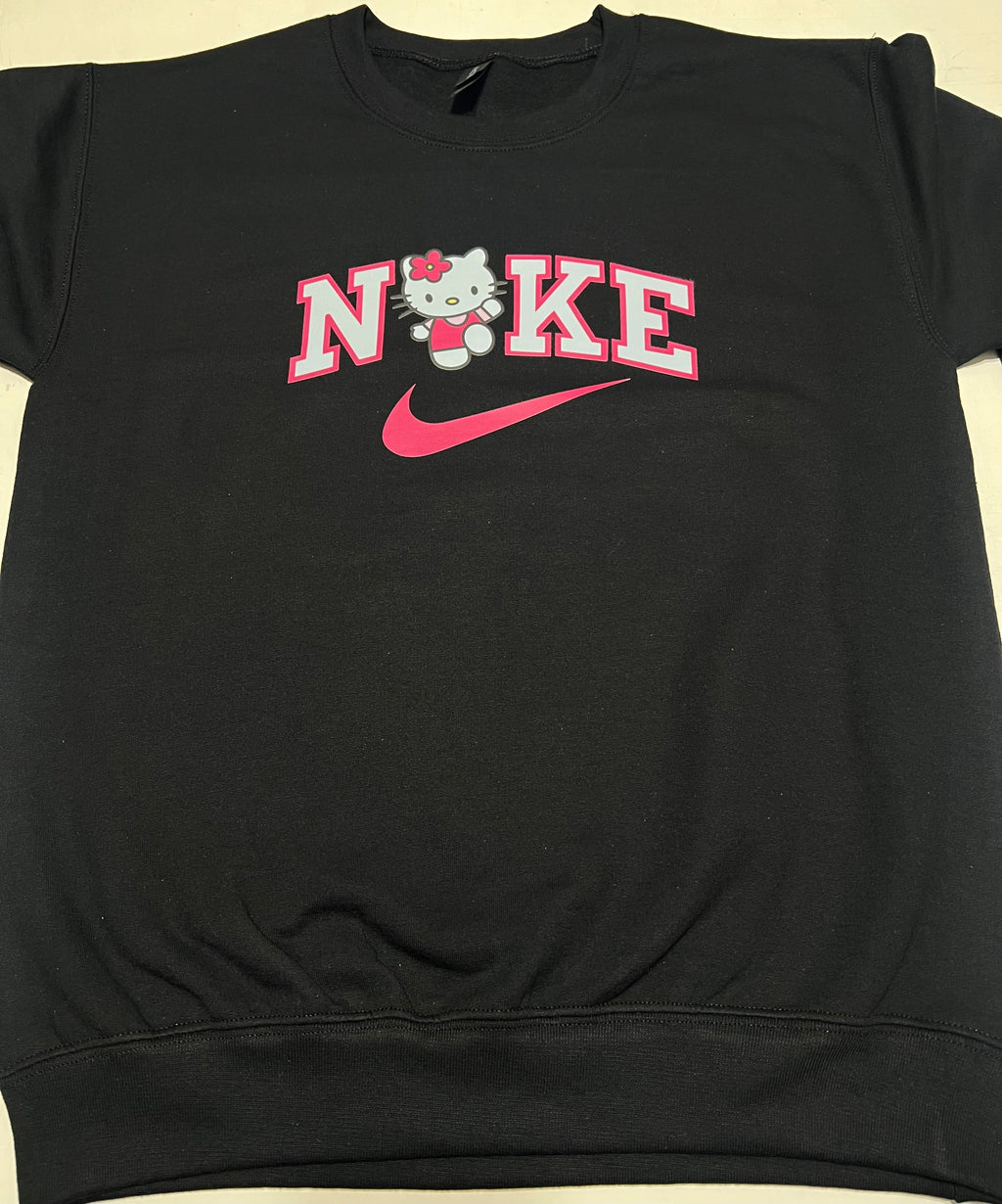 Hello kitty Nike crew neck sweater